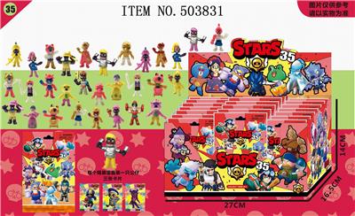 24 COLORED BAGS WITH 3-INCH WILDERNESS BRAWL 35 3 CARDS - OBL828219