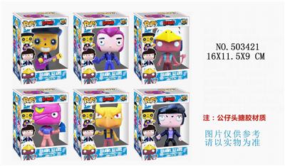 4 ENAMEL HEAD WILD COMBAT POP DOLL - OBL828280