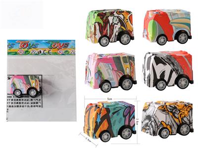 涂鸦回力巴士车 - OBL828293