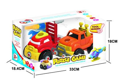 卡通拆装越野车 云梯车 - OBL828355