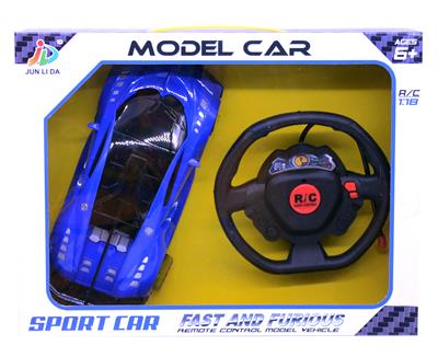 1:18二通方向盘遥控布加迪 - OBL828687