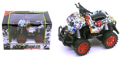 1:32二通遥控灯光越野摩托涂鸦 - OBL828704