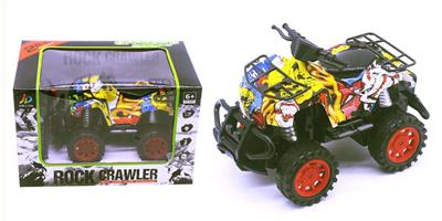 1:32二通遥控灯光越野摩托涂鸦 - OBL828705