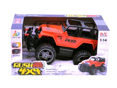 1:14四通灯光越野牧马人(包电) - OBL828756