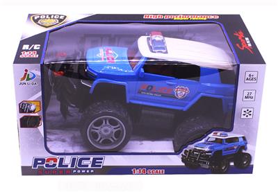 1:14四通灯光越野丰田警车(包电) - OBL828765