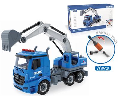 DIY螺丝积木拆装城市工程队 - OBL828853