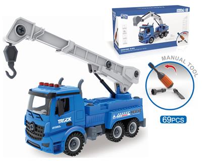 DIY螺丝积木拆装城市工程队 - OBL828856