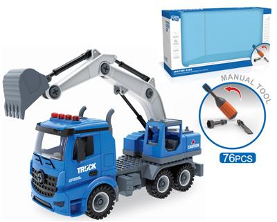 DIY螺丝积木拆装城市工程队 - OBL828870