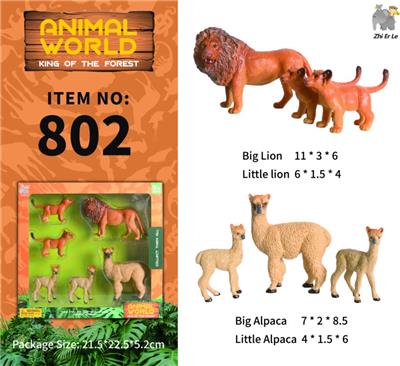 6只装硬胶动物 - OBL828909