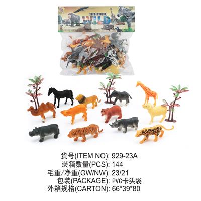 4寸动物12款3树 - OBL828940