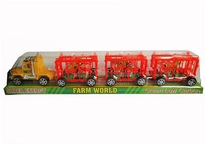 INERTIA FARMER CART TOWED 3 ANIMAL CAGES. - OBL829221