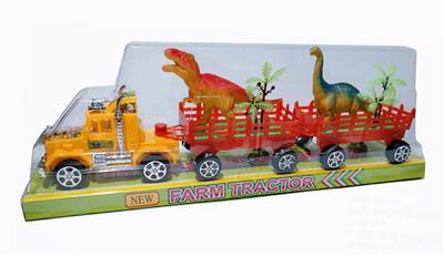INERTIA TRACTOR TOW TWO DINOSAURS - OBL829610