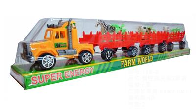 INERTIA TRACTOR TOWING 3 LIVESTOCK - OBL829614