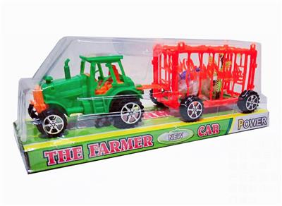 INERTIA FARMER CART TOWED 1 ANIMAL CAGE. - OBL829623