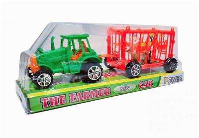 INERTIA FARMER CART TOWED 1 ANIMAL CAGE. - OBL829624