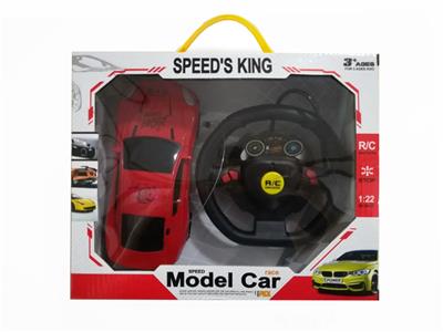 四通方向盘遥控赛车 - OBL829654