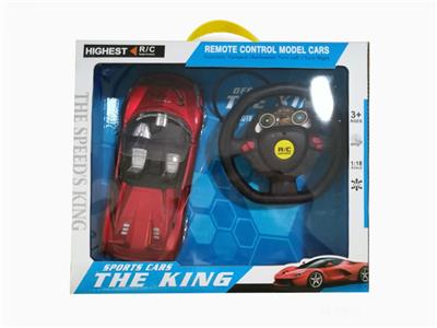 法拉利敞篷四通方向盘遥控车 - OBL829667