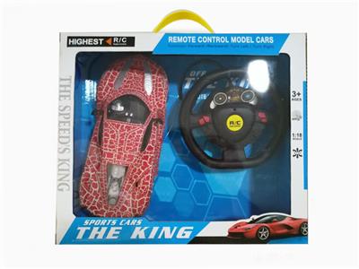 裂纹法拉利四通方向盘遥控车 - OBL829678