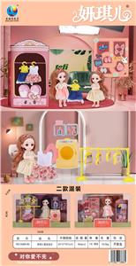 妍琪儿洗衣机/换装间套装组合 - OBL829958