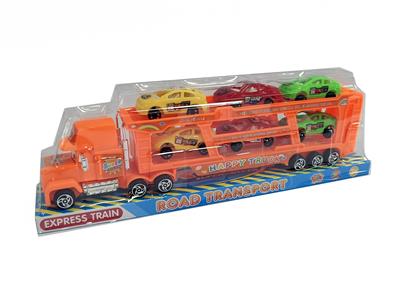 INERTIA CARTOON DOUBLE DECK TRAILER (TOWING 6 CARS) - OBL830158