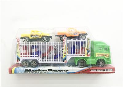 TWO RACING CARS AND MOTORCYCLES AND ONE SET OF ROAD SIGNS - OBL830209