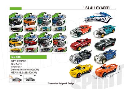 ALLOY SLIDING SIMULATION VEHICLE - OBL830674