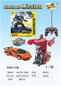 1:18 5通一键变形车 - OBL830699