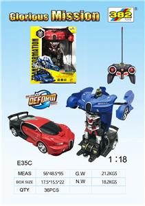 1:18 6通一键变形车 - OBL830725