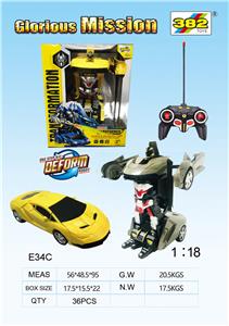 1:18 6通一键变形车 - OBL830726