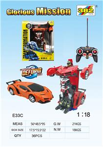 1:18 6通一键变形车 - OBL830727