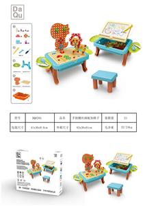 HAND SCREW DRAWING BOARD AND STOOL - OBL830897