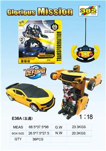 1:18 6通一键变形车 - OBL831091