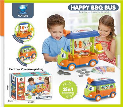 2-in-1 Zhiqu deformation barbecue bus - OBL831102