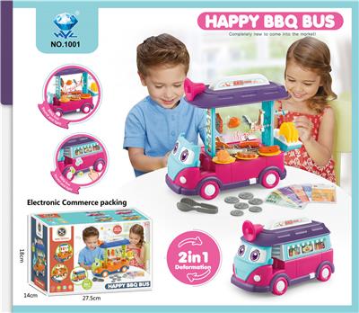 2-in-1 Zhiqu deformation barbecue bus - OBL831105