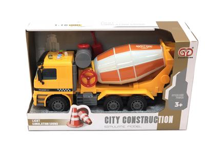 Inertial sound and light cement truck. - OBL831362