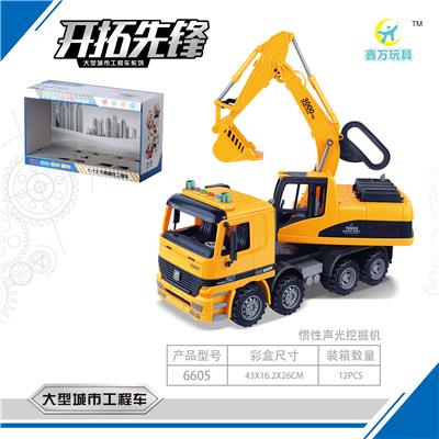 Sound light music inertia excavator - OBL831384