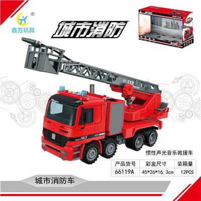 Sound light music inertial fire engine - OBL831392