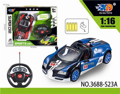 1:16布加迪敞篷五通自
动开车门遥控赛车 - OBL831564