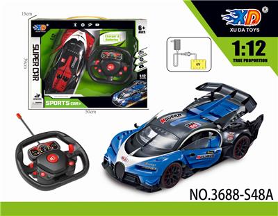 1:12 布加迪有顶遥控赛
车开三门 - OBL831572