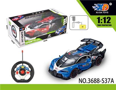 1:12 布加迪有顶遥控赛
车开三门 - OBL831583