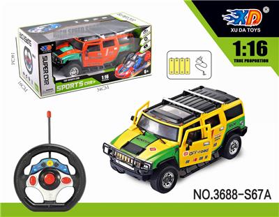 1:16悍马五通自动开车
门遥控赛车 - OBL831615