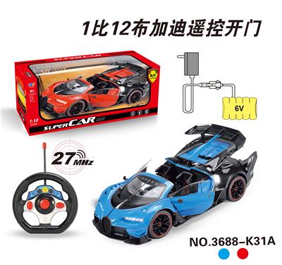 1:12 布加迪敞篷遥控车
开三门 - OBL831691