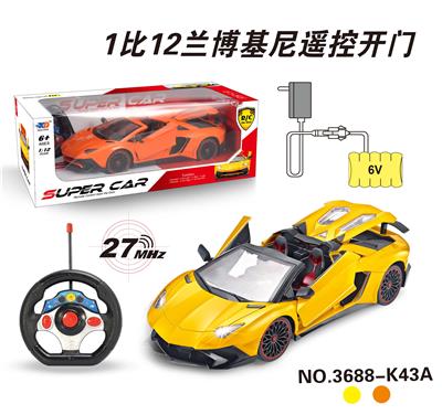 1：12兰博基尼敞篷遥控
车开三门 - OBL831704