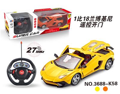 1:18兰博基尼有顶遥控
车开四门 - OBL831832