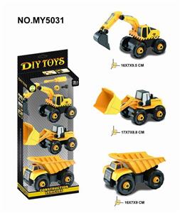 3 Loaded engineering vehicles. - OBL831943