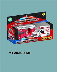 2只装回力救护车+消防
车 - OBL832009