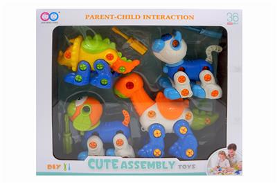 猫+狗+大恐龙+剑龙 - OBL832346