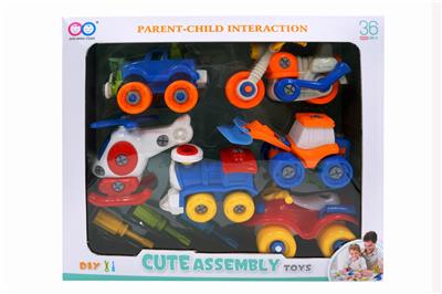 小工程+哈雷+小飞机+火
车+小工程+沙滩摩托 - OBL832358