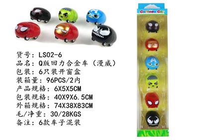 Q VERSION RETURN FORCE ALLOY CAR (MARVEL) - OBL832516