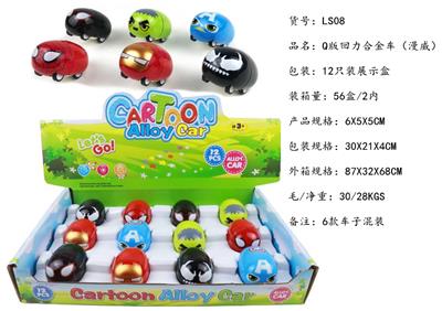 Q VERSION RETURN FORCE ALLOY CAR (MARVEL) - OBL832517